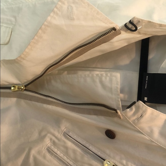 G-Star white jacket! M. NWOT! - Picture 5 of 10